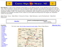 Tablet Screenshot of countymapsnewmexico.net